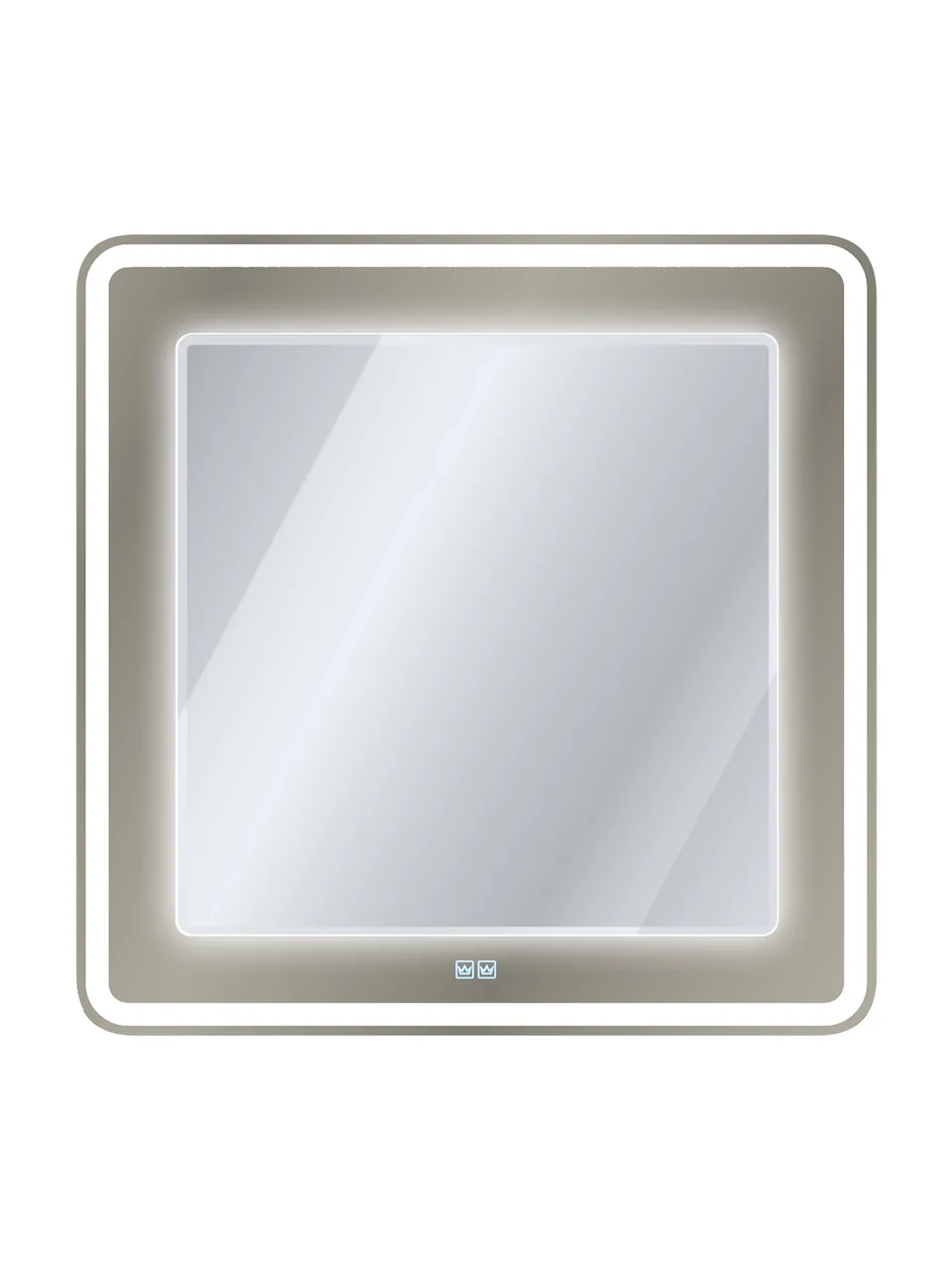Зеркало со встроенной и контурной подсветками CEZARES CZR-SPC-SLIDER-800-900-LED-TCH-BR