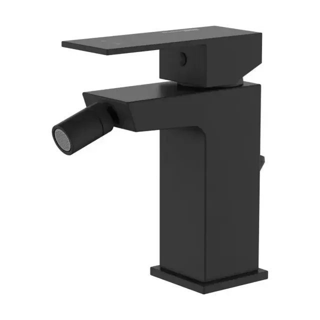 Смеситель WasserKRAFT Abens 2006 для биде с донным клапаном, черный Soft-touch