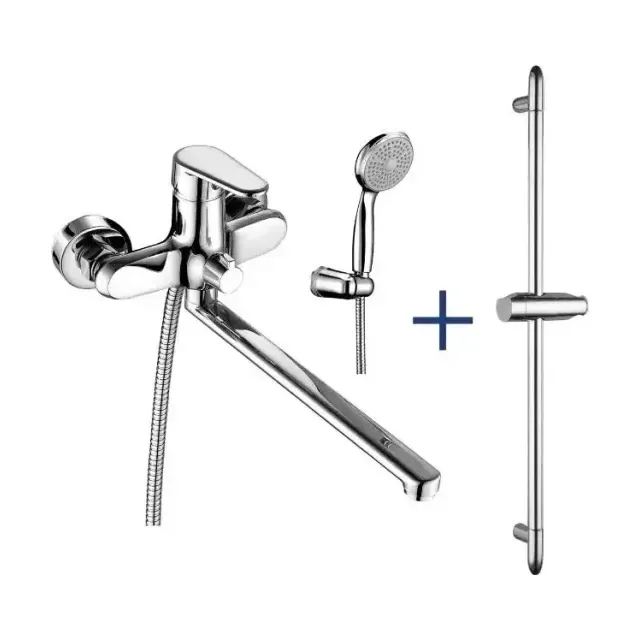 Смеситель Lemark Point LM0379C с душевой стойкой