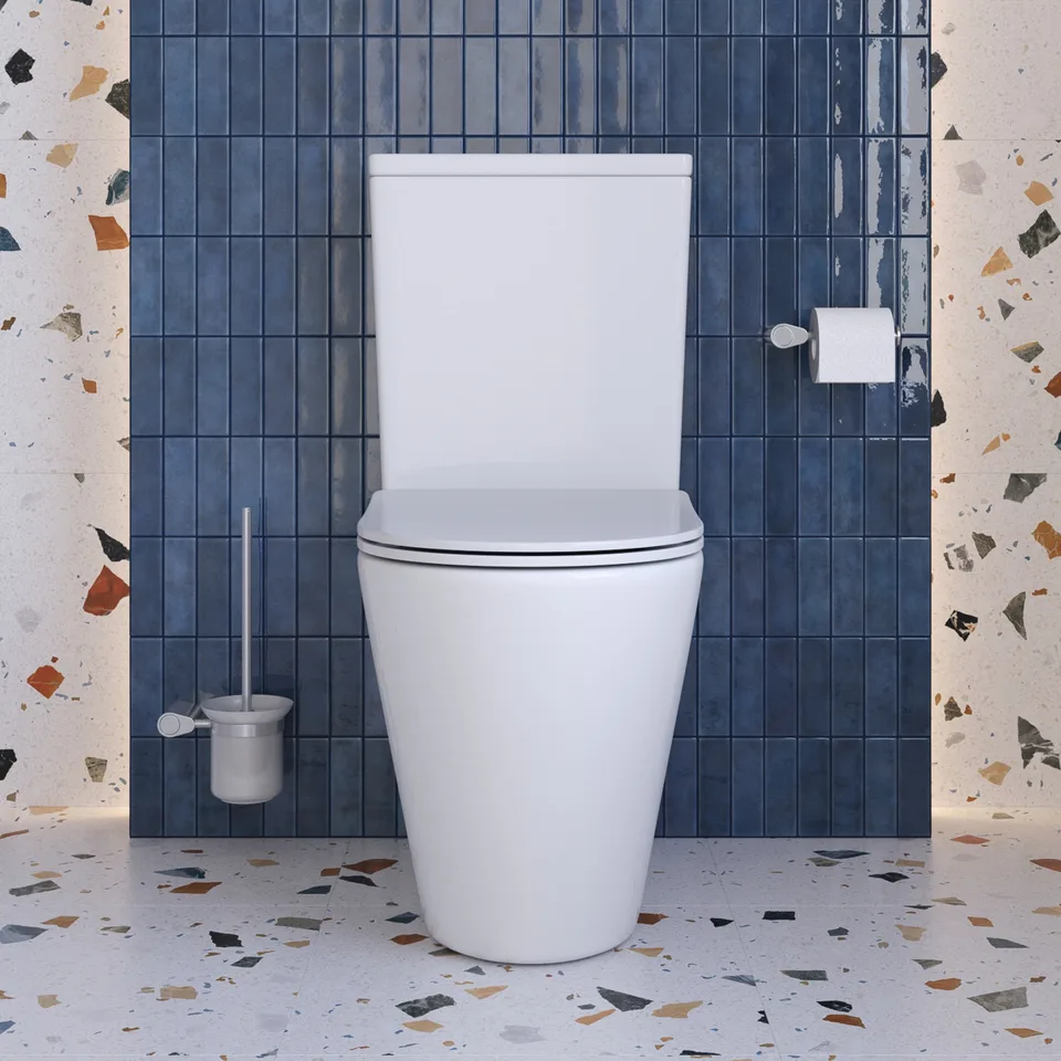 Унитаз-компакт безободковый BelBagno FLAY-TOR BB2149CP-TOR/SC/BB2149T