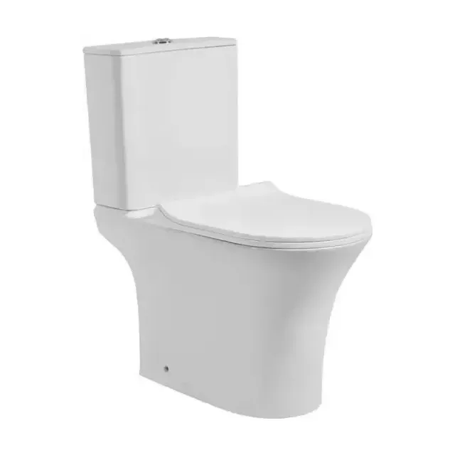 Унитаз-компакт Orange C01-000W 34,5*66,5 безободковый с крышкой-сиденьем микролифт