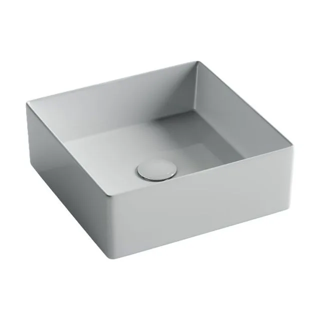 Раковина из сантехнического фарфора Ceramica Nova Элемент (Element) 36 см CN6068 накладная цвет белый