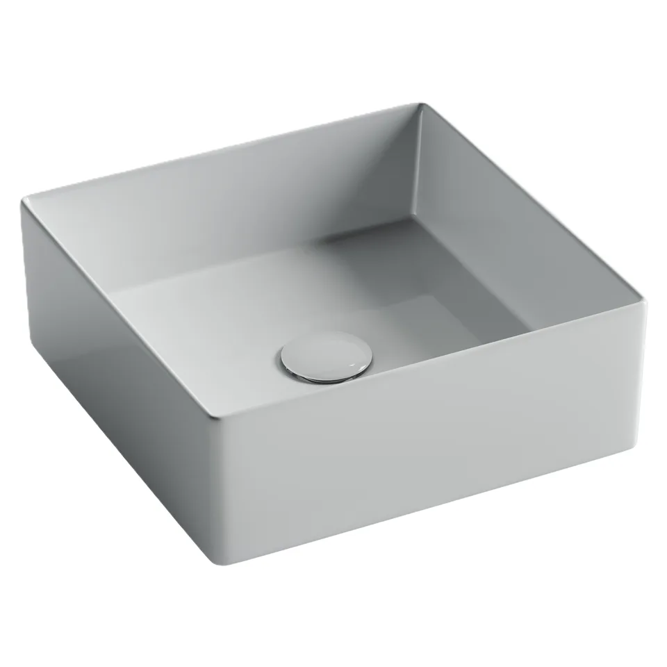Раковина из сантехнического фарфора Ceramica Nova Элемент (Element) 36 см CN6068 накладная цвет белый