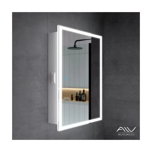 Зеркало-шкаф Alavann Rita 60 см CШ02-6001-6000-00 белый
