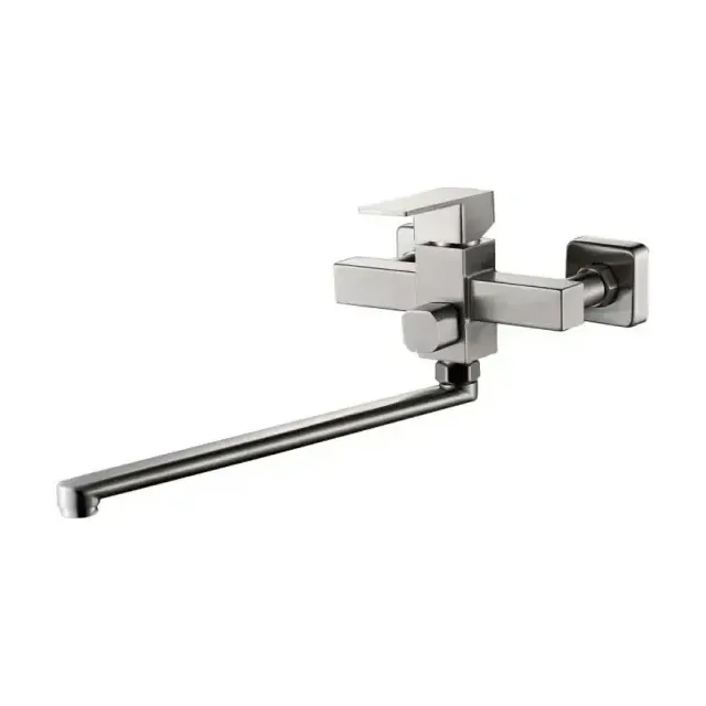 Смеситель Haiba HB22803 универсальный сталь матовая