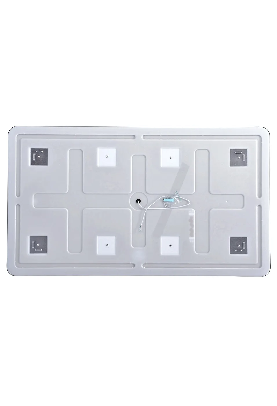 Зеркало со встроенной и контурной подсветками CEZARES CZR-SPC-SLIDER-800-800-LED-TCH-BR