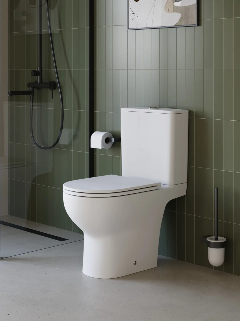 Унитаз-компакт с сиденьем и смывом TORNADO BelBagno LOUNGE-TOR-2 BB2802CP/T-TOR/SC