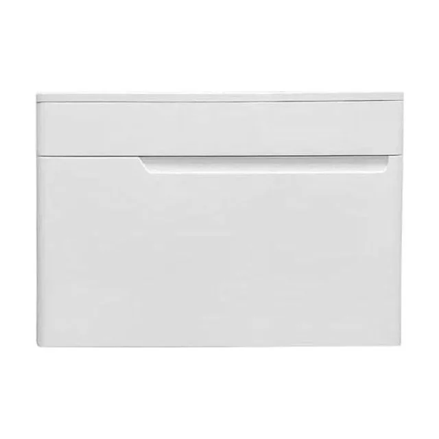 Тумба с раковиной Эстет Kare Luxe 70 подвесная 1 ящик белая ФР-00007080