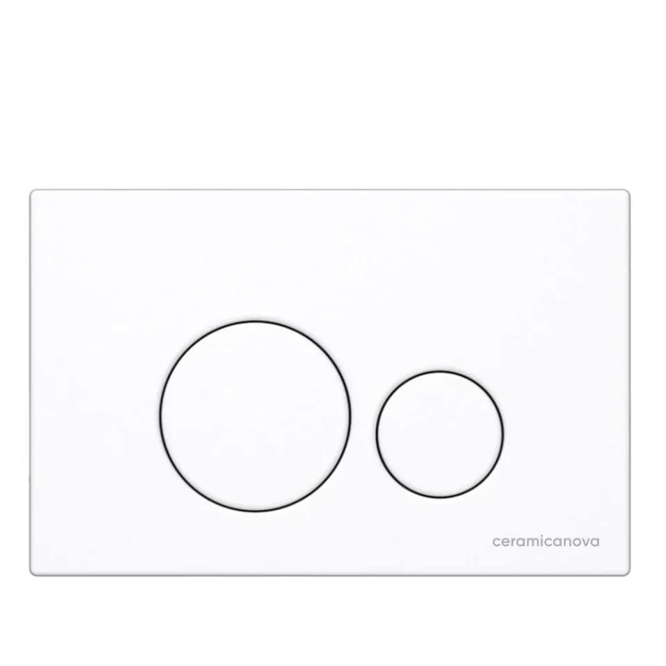 Комплект инсталляции Ceramicanova Envision, унитаз Forma Rimless, клавиша смыва Round белая