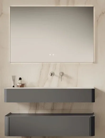 Комплект мебели Vincea Каприз (Caprise) 120 серый матовый