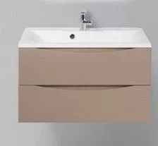 Тумба с раковиной BelBagno Марино (Marino) 80 капучино глянец