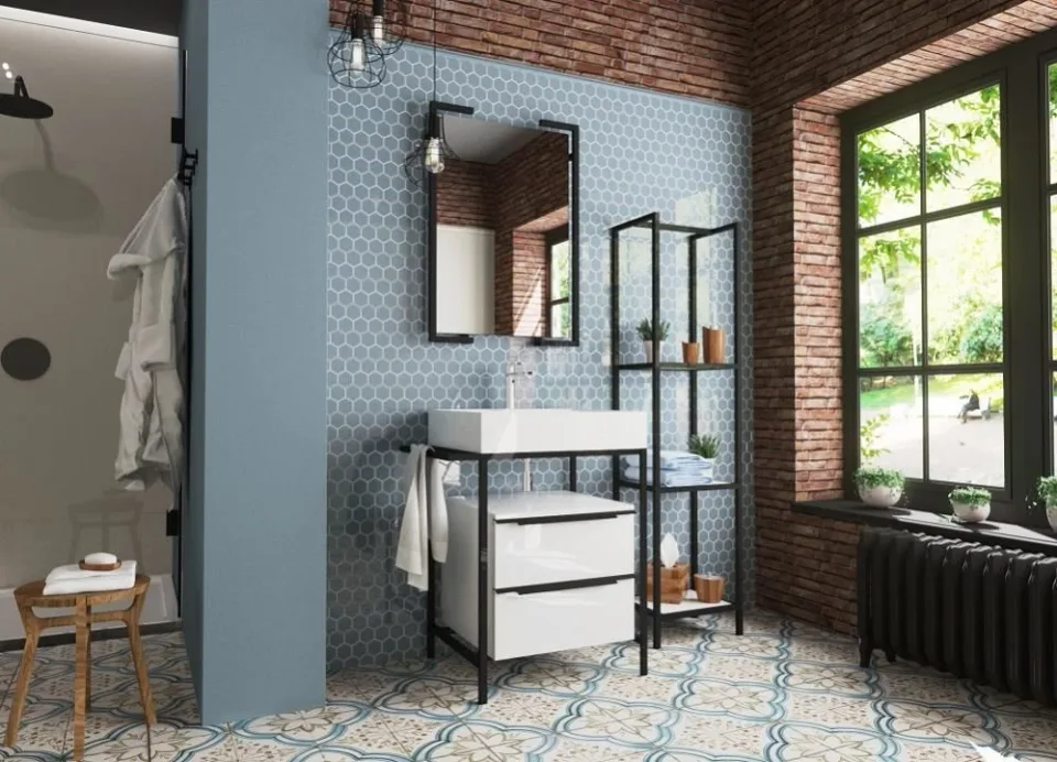 Комплект мебели Эстет Comfort 59 Loft белый глянец