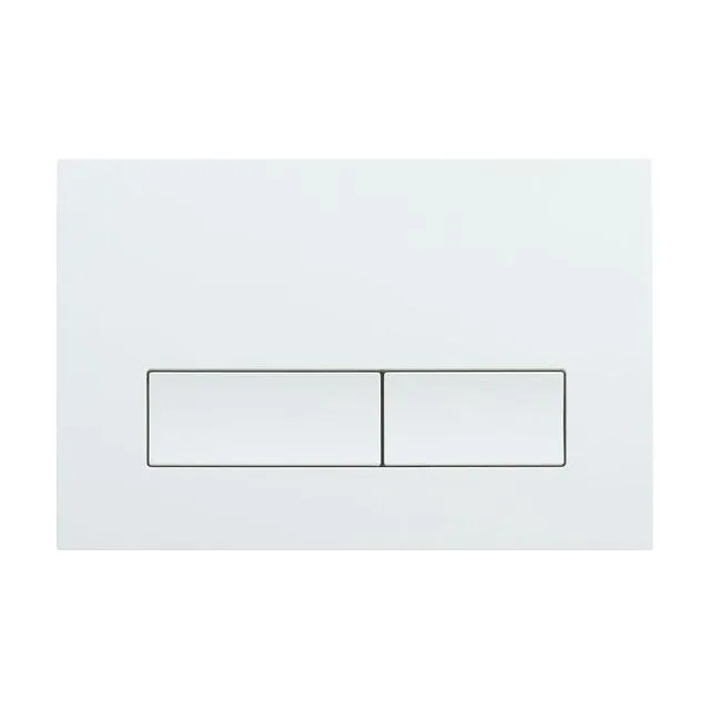 Кнопка смыва Veconi FLUSH V1, FLV1-W, 240х162х9, пластик, белый глянец