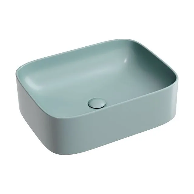 Раковина из сантехнического фарфора Ceramica Nova Элемент (Element) 51 см CN6052MLG накладная цвет зеленый матовый