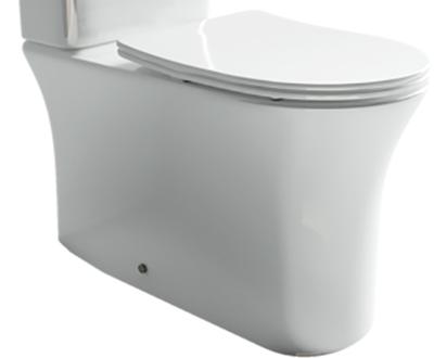 Чаша-унитаза напольная Ceramica Nova STAR CN1904-B цвет белый с сиденьем микролифт смыв воронка-водоворот