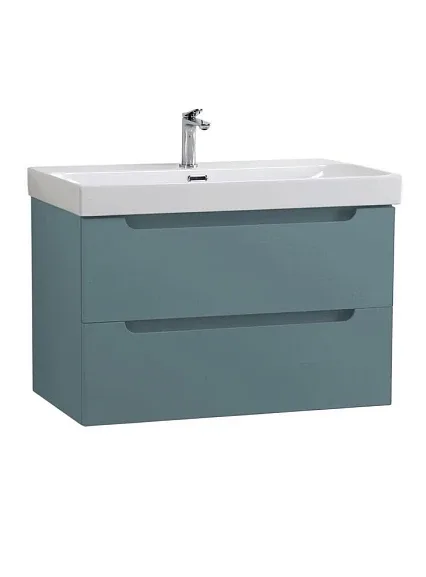 Тумба с раковиной BelBagno Этна (Etna) 80 голубая матовая (раковина BB-8078-80)