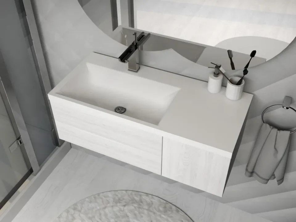 Встраиваемая раковина Stella Polar Одилия 90 L