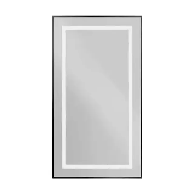 Зеркало BelBagno Крафт (Kraft) SPC-KRAFT-500-900-SENS-NERO 50*90 черное с Led-подсветкой