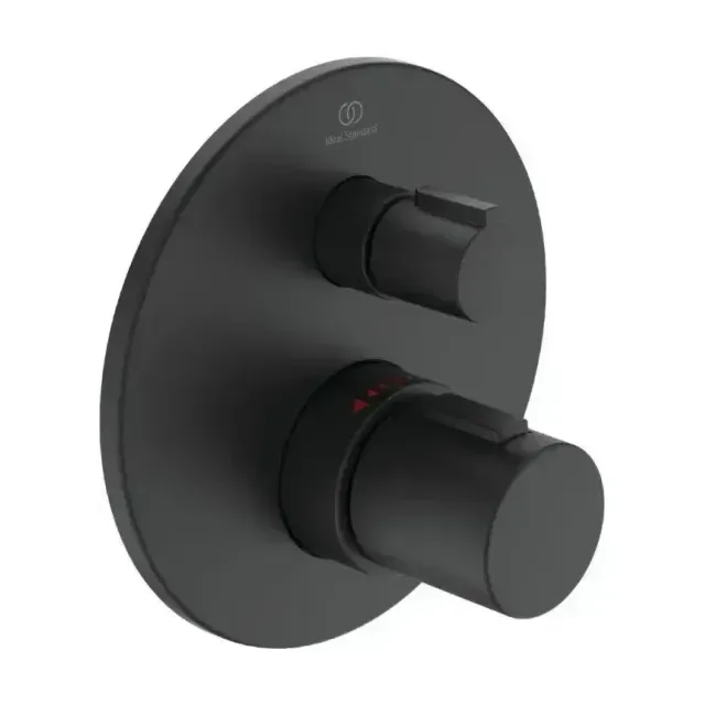 Термостат Ideal Standard Ceratherm T100 A5813XG+A1000NU для душа скрытый монтаж черный матовый