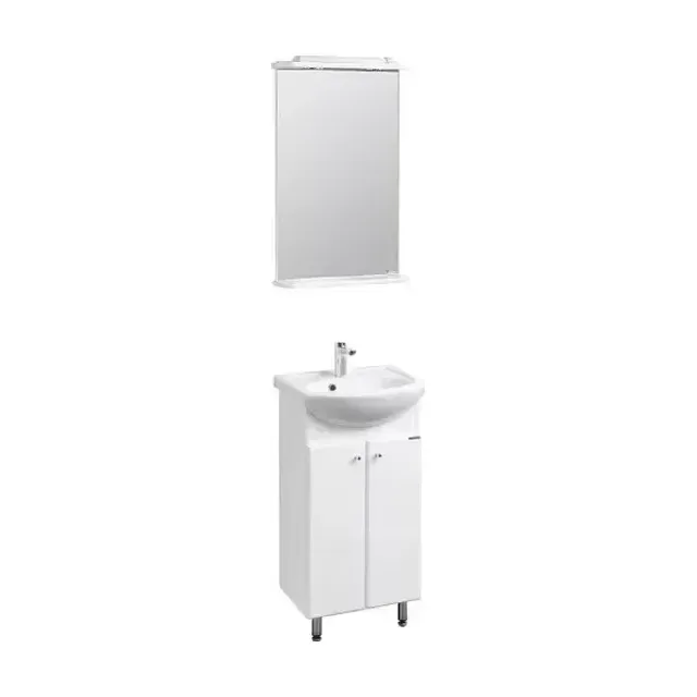 Комплект мебели Aquaton Мира Н 45 белый глянец