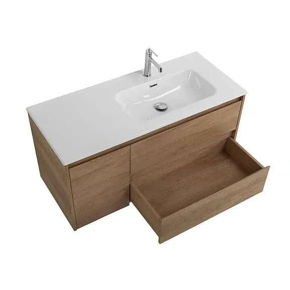 Комплект мебели BelBagno Крафт (Kraft) 100 натуральный дуб Небраска правая