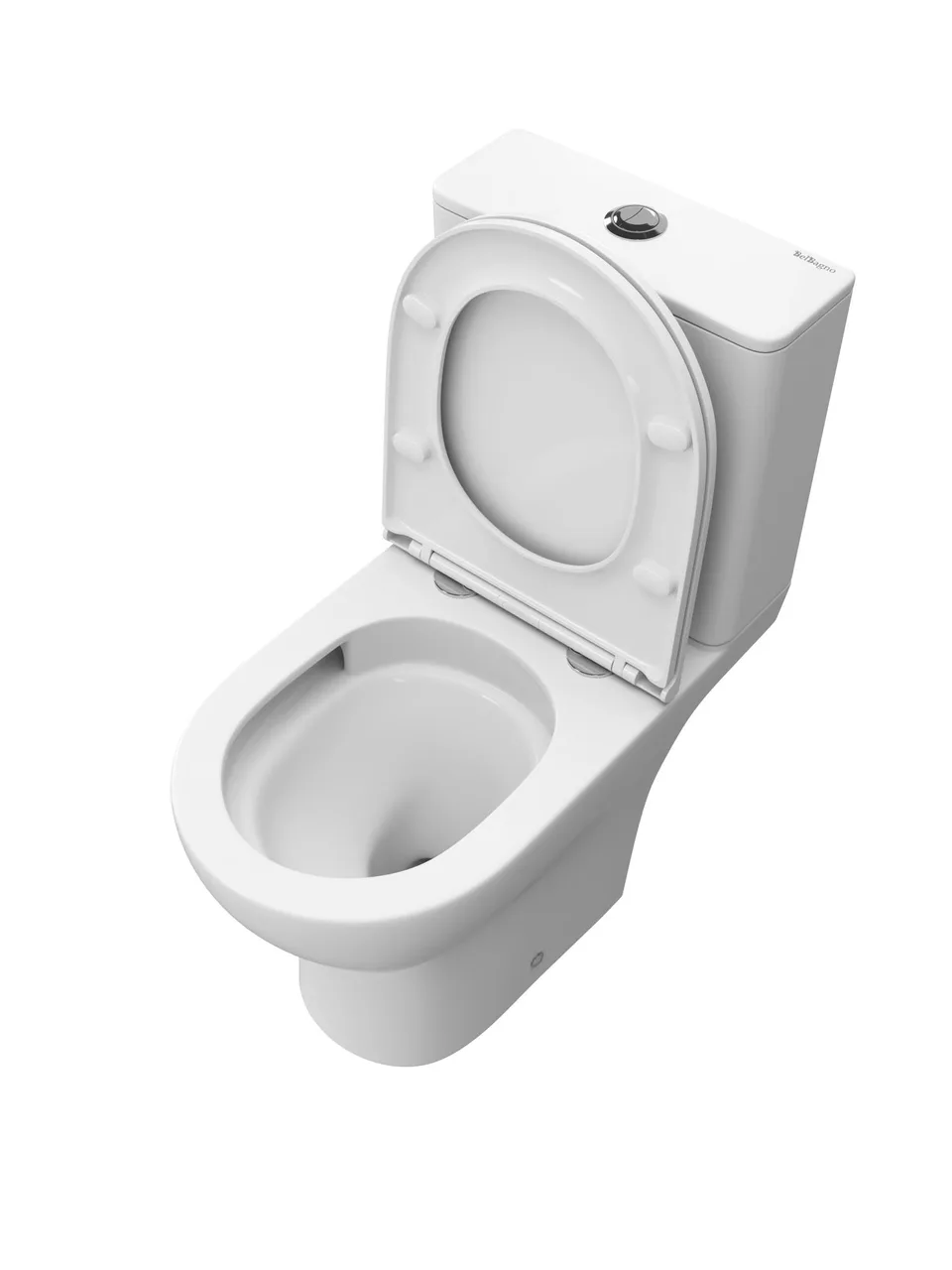 Унитаз-компакт с сиденьем и смывом TORNADO BelBagno LOUNGE-TOR-2 BB2802CP/T-TOR/SC