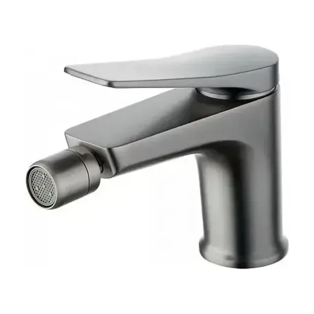 Смеситель Lemark Bronx LM3708GM для биде с донным клапаном графит