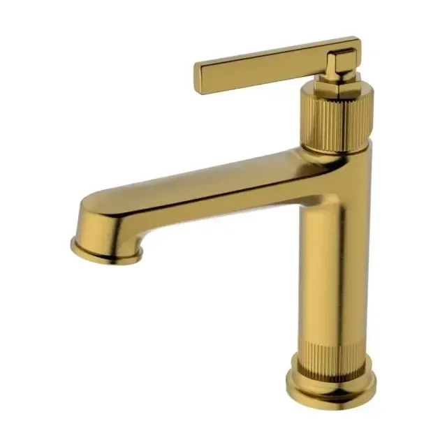 Смеситель Haiba HB10797-5 для раковины брашированное золото
