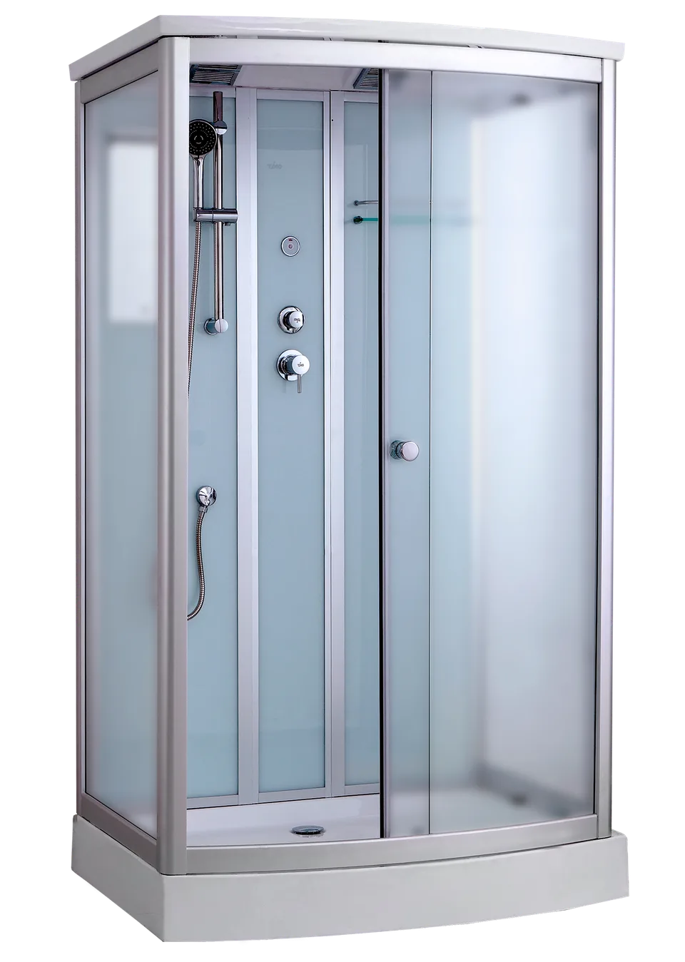 Timo Standart T-6615 Silver Fabric душевая кабина (120*90*220)