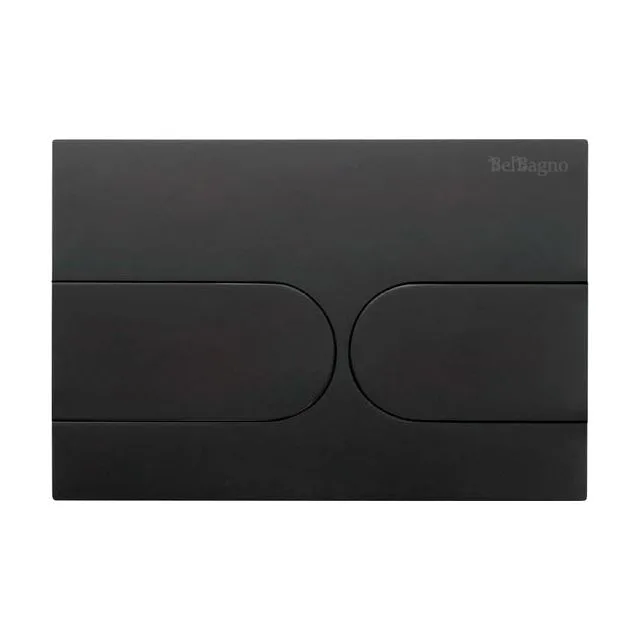 Кнопка смыва BelBagno BB-11-NERO.M, черный матовый