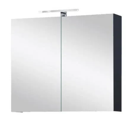 Зеркало-шкаф Orans BC-4023-800 с подсветкой графитовый матовый