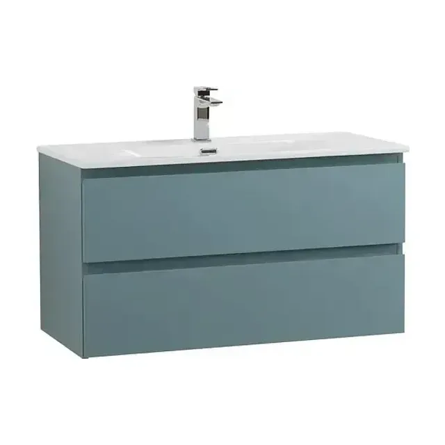 Комплект мебели BelBagno Крафт (Kraft) 90 голубой матовый (раковина BB-8099-90)
