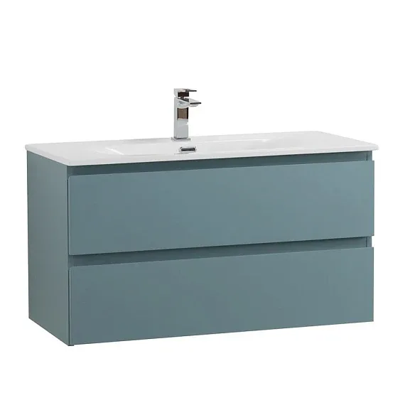 Комплект мебели BelBagno Крафт (Kraft) 90 голубой матовый (раковина BB-8099-90)