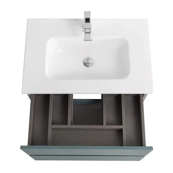 Комплект мебели BelBagno Крафт (Kraft) 39 70 подвесной голубой матовый (раковина BB700/390ETL)