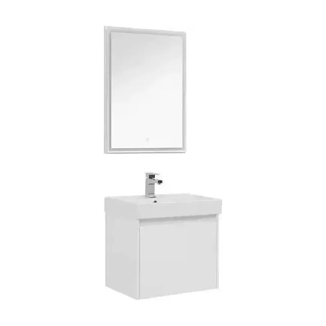 Комплект мебели Aquanet Nova Lite 60 белый глянец 1 ящик