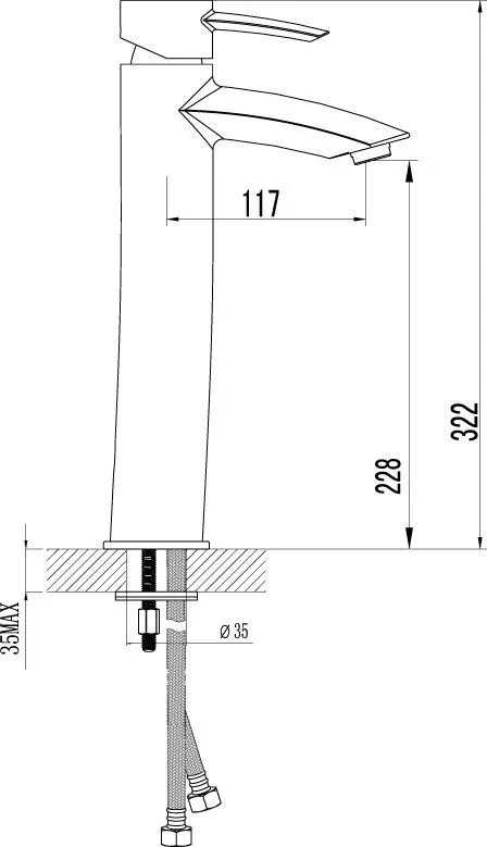 Смеситель Lemark Atlantiss для раковины LM3209C