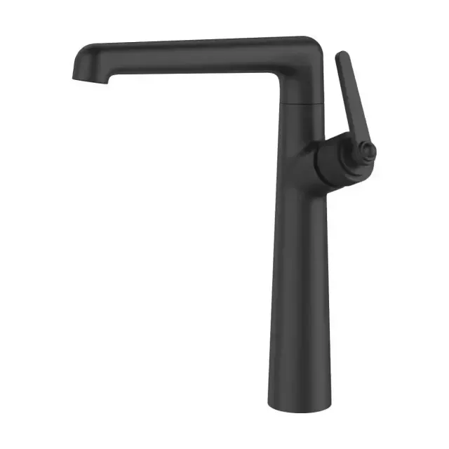 Смеситель Esko Bangkok Black BG25 для раковины, высокий