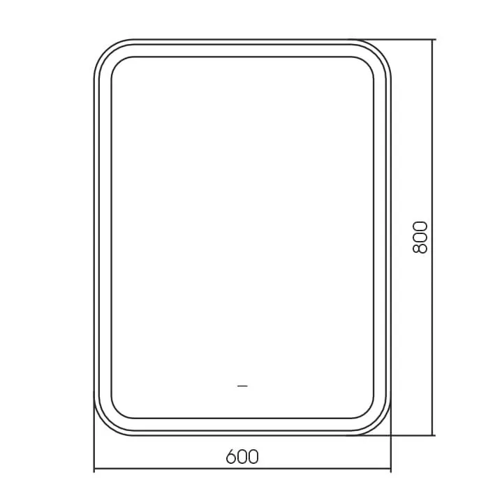 Зеркало Silver Mirrors Мальта 60*80 с Led-подсветкой инфракрасный выключатель