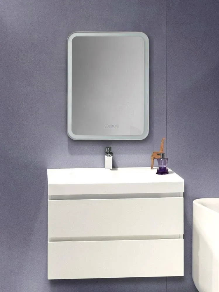 Зеркало-шкаф Silver Mirrors Фиджи 50 R сенсорный выключатель с Led-подсветкой и часами