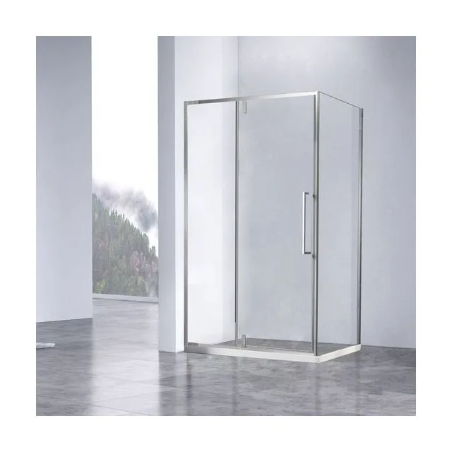 Душевой уголок Vincea Слим-Н (Slim-N) VSR-4SNP1010CL 100х100 стекло прозрачное 6 мм профиль хром без поддона