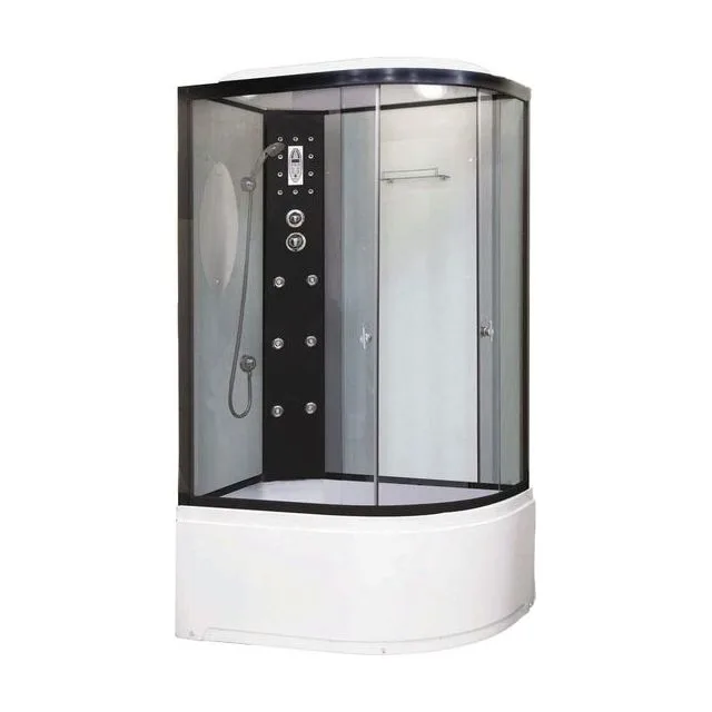 Душевая кабина Niagara Ultra NG-1910-01L (120х80х220) высокий поддон(48см),черный,стекло тонированное
