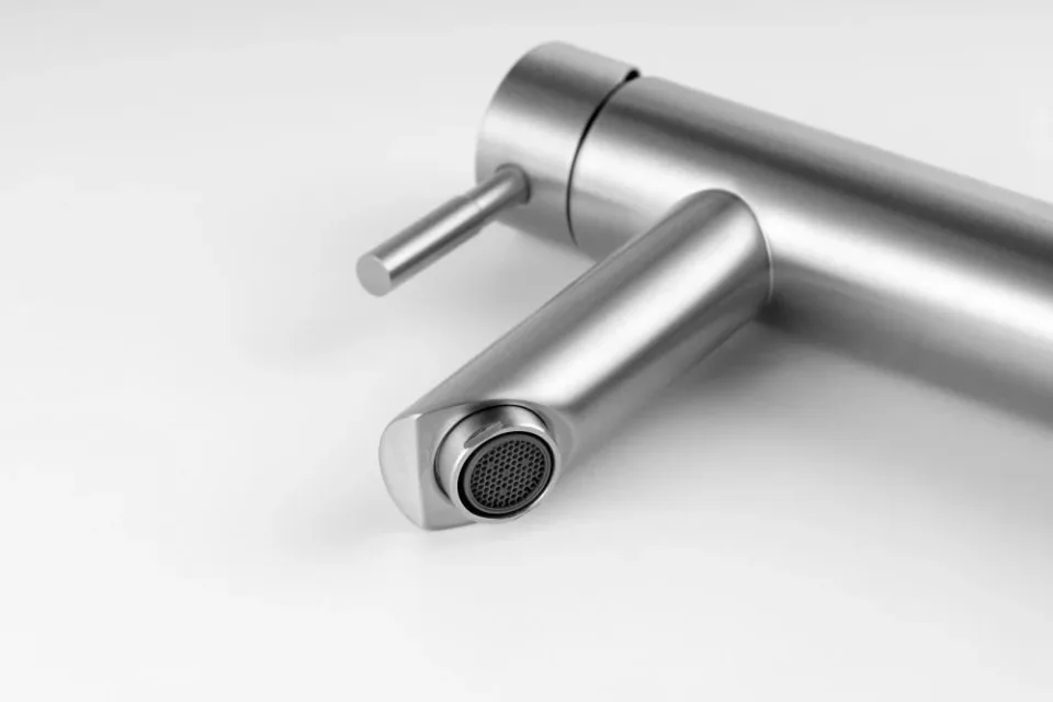 Смеситель Knotlor Течение/StreamLine SS-04/1 для раковины сатин
