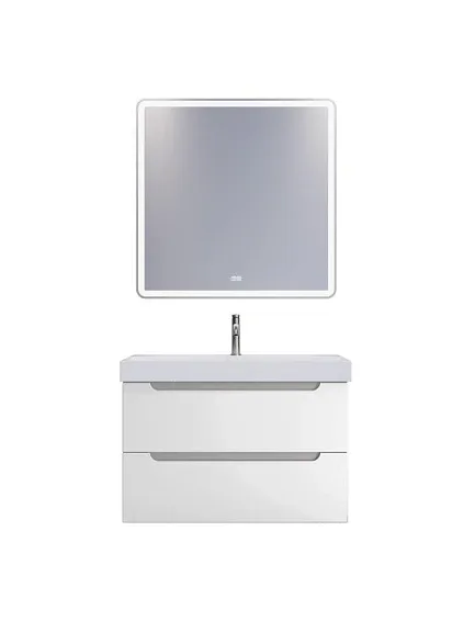 Комплект мебели BelBagno Этна (Etna) 80 белый матовый (раковина BB-8078-80)