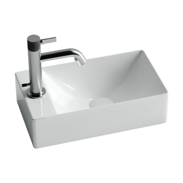 Раковина из сантехнического фарфора Ceramica Nova Элемент (Element) 38 см CN5008 подвесная цвет белый