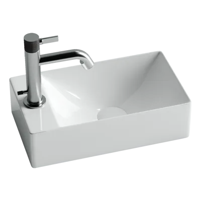 Раковина из сантехнического фарфора Ceramica Nova Элемент (Element) 38 см CN5008 подвесная цвет белый