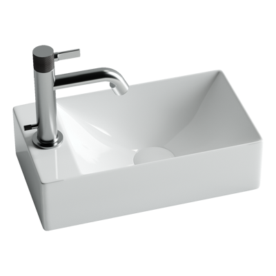 Раковина из сантехнического фарфора Ceramica Nova Элемент (Element) 38 см CN5008 подвесная цвет белый