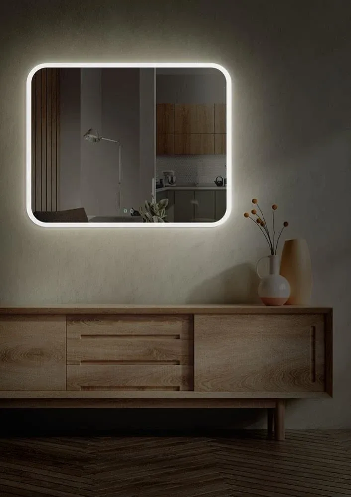 Зеркало Silver Mirrors Стив Voice 100*80 с Led-подсветкой сенсорный выключатель