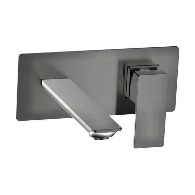 AQM6815GM Savona Смеситель для раковины, настен., на 2 отв., Комплект, металл