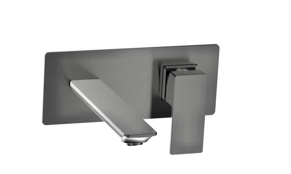 AQM6815GM Savona Смеситель для раковины, настен., на 2 отв., Комплект, металл