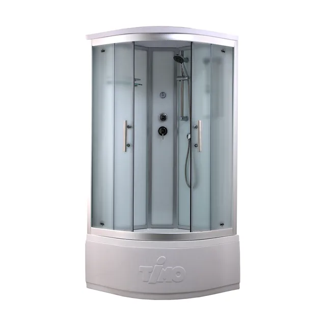 Timo Standart T-6600 Silver Fabric душевая кабина (100*100*220), турецкая баня хамам